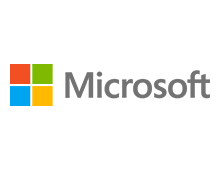 Logo der Firma Microsoft Corporation.